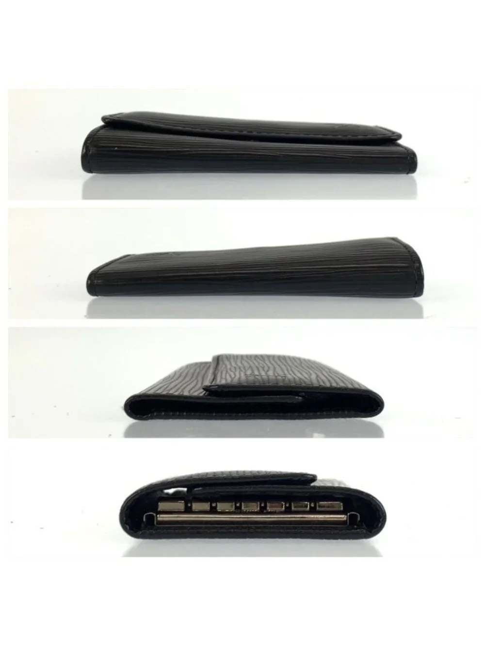 Louis Vuitton Epi Multicles 6 Black Leather Key Case 6 Rows Key Holder